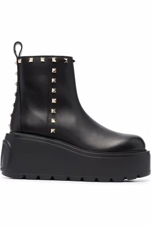 VALENTINO GARAVANI Ankelstøvler med Rockstud-udsmykning
