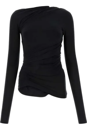 Balenciaga Langærmet top med draperet design