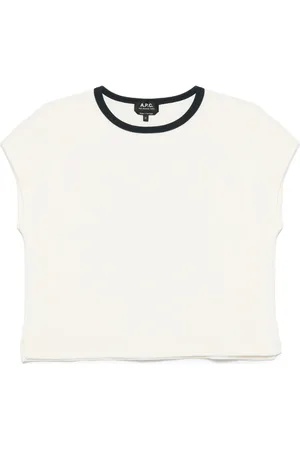 A.P.C. T-shirt med logobroderi