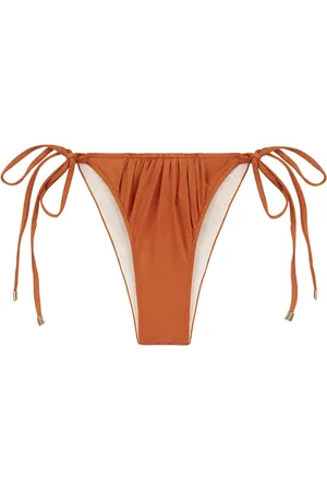 Peony Melon bikinitrusser med ruche