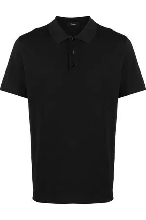 THEORY Kortærmet polo med knapper