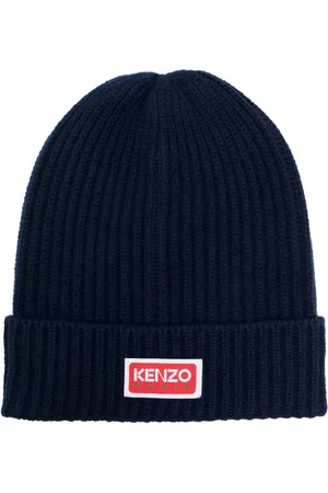 Kenzo Strikket hue med logomærke