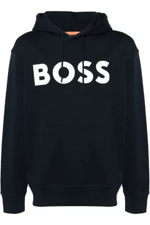 HUGO BOSS Hættetrøje med logotryk