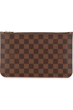 LOUIS VUITTON 2015 Damier Ebene Neverfull MM pung