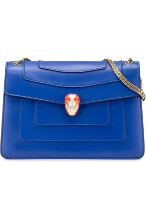 Bvlgari Mellemstor Serpenti Forever skuldertaske i kalveskind fra 2000-2024