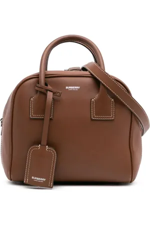 Burberry Lille Cube satchel-taske i kalveskind fra 2000-2017