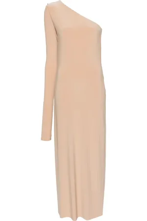 Sportmax Lang kjole med én skulder