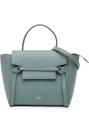 Céline Nano satchel-taske i grynet kalveskind fra 2019