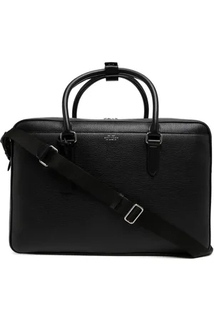 SMYTHSON Holdall-taske i læder med logostempel