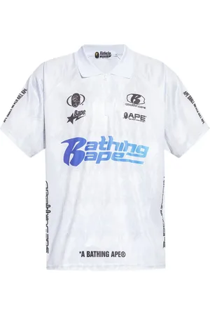 A Bathing Ape Polo-jersey med grafisk tryk