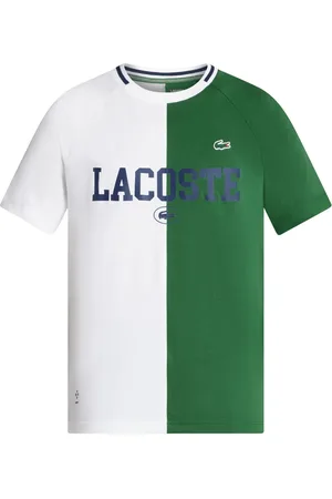 Lacoste Tofarvet T-shirt med logotryk