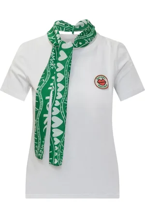 ALESSANDRO ENRIQUEZ T-shirt med foulard-detalje