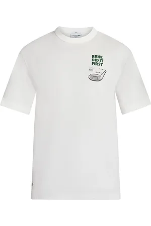 Lacoste T-shirt med lakeret tryk