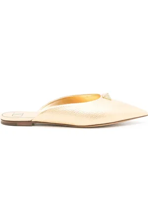 VALENTINO GARAVANI Metalliske Roman Stud mules
