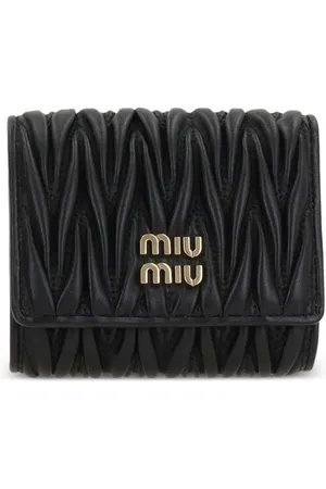 Miu Miu Matelassé pung med bogstav-logo