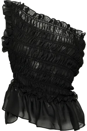 Rokh Smock-top med off-shoulder-snit