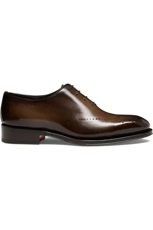 santoni Oxford-sko i læder