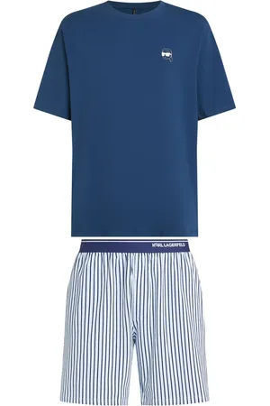 Karl Lagerfeld Stribet kort pyjamassæt