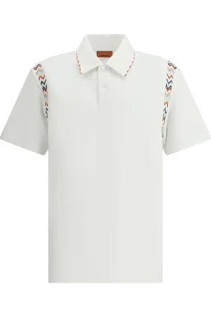 Missoni Polo med zigzag-kant