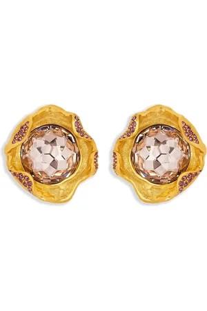 Oscar de la Renta Crystal Nest øreringe