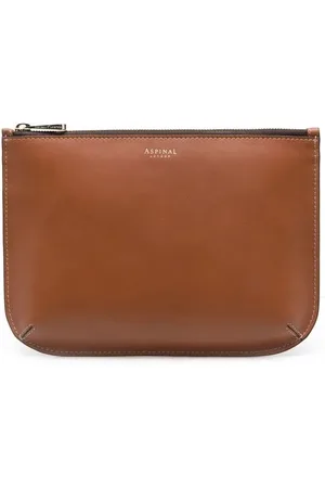 ASPINAL OF LONDON Ella clutch i læder