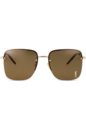 Saint Laurent Solbriller med logoplade