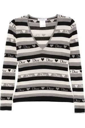 Dior Stribet T-shirt fra 2005