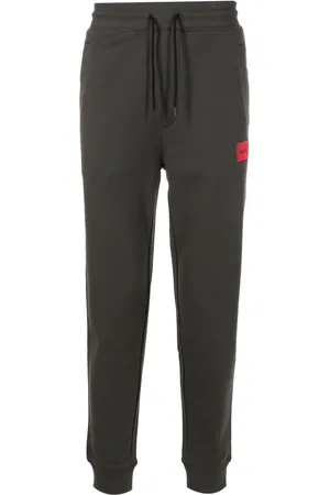 HUGO BOSS Joggingbukser med logoapplikation