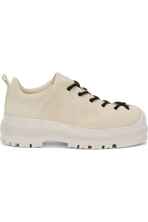 Jil Sander Sneakers i mesh med rillet sål