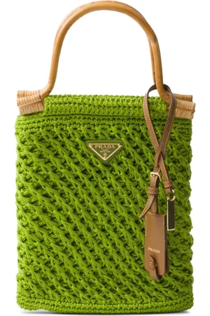 Prada Mini Vera hæklet tote