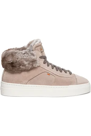 santoni High-top sneakers i ruskind