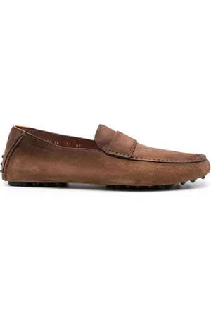 santoni Penny-loafers med rund snude
