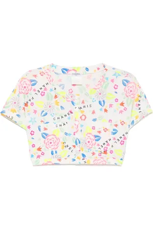 CHANEL Cropped T-shirt fra 1996