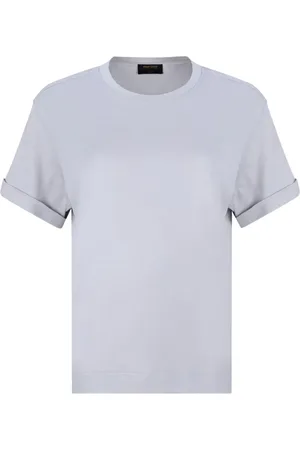 Gran Sasso T-shirt med opsmøgede ærmer
