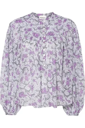 Marant Etoile Salika bluse med abstrakt tryk
