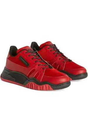 Giuseppe Zanotti Talon Jr sneakers med ruskindspanel