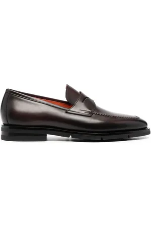 santoni Loafers i kalveskind