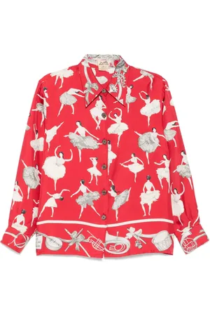 Hermès Skjortebluse fra 1990-2000