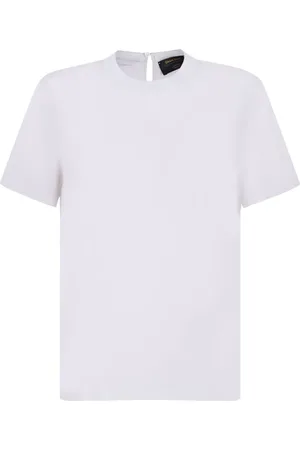 Gran Sasso T-shirt med ribbet krave