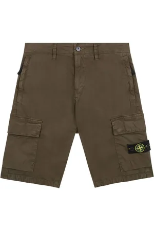 Stone Island Cargo-shorts med logomærke