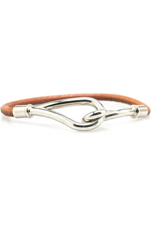 Hermès Jumbo Hook armbånd i læder fra det 20. århundrede