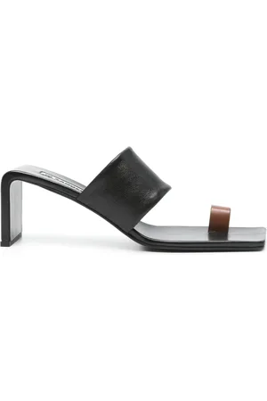 Jil Sander 75 mm mules med knudedetalje