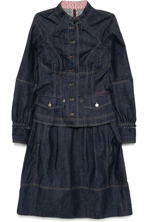 LOUIS VUITTON 2008 jakkesæt med denimnederdel