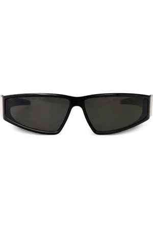 Alexander McQueen Solbriller med shield-stel