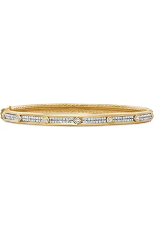 David Yurman Modern Renaissance armbånd i 18 karat guld med diamanter