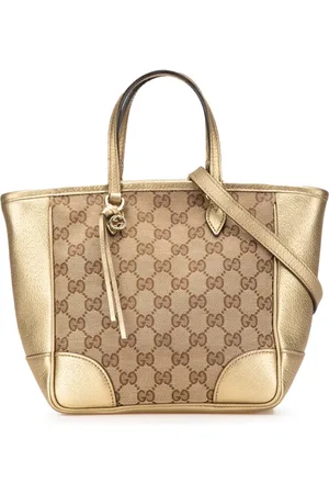 Gucci Lille Bree satchel i GG-kanvas fra 2000-2015