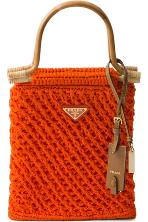 Prada Mini Vera hæklet tote