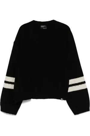 ENFANTS RICHES DEPRIMES Stribet asymmetrisk sweater