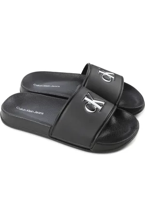 Calvin Klein Logo-prægede sandaler