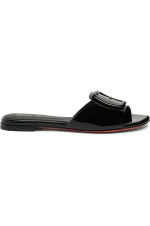 santoni Sandaler i lakeret læder